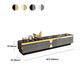 15.75-inch H Glass TV Stand Glam TV Stand for TVs with 4 Drawers Included Clearhalo 'furn' 'furn_tv_stands_entertainment_centers' 'Furniture' 'Living Room Furniture' 'TV Stands & Entertainment Centers' 'TV Stands & Media Storage Furniture' 'tv_stands_entertainment_centers' 5906683