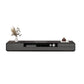 14.96" H Faux Wood TV Console 4-Drawer 1-Door Open Shelf TV Stand Black Clearhalo 'furn' 'furn_tv_stands_entertainment_centers' 'Furniture' 'Living Room Furniture' 'TV Stands & Entertainment Centers' 'TV Stands & Media Storage Furniture' 'tv_stands_entertainment_centers' 5906718