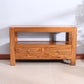 Asian Elm TV Cabinet Natural/Brown/Walnut Living Room TV Stand with Storage