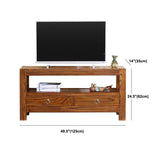 Cabinetto TV asiatico TV Naturale/Brown/Walnut Soggiorno TV con spazio