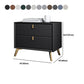 Solid Wood Accent Table Nightstand Glam Night Table with 2-Drawer Clearhalo 'Bedroom Furniture' 'furn' 'furn_night_stand' 'Furniture' 'night_stand' 'Nightstands' 5906811