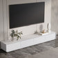 Contemporary TV Console White Wood/Stone Top TV Stand with Soft Close Drawers Clearhalo 'furn' 'furn_tv_stands_entertainment_centers' 'Furniture' 'Living Room Furniture' 'TV Stands & Entertainment Centers' 'TV Stands & Media Storage Furniture' 'tv_stands_entertainment_centers' 5906816