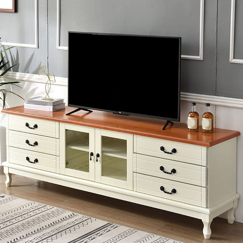 TV Cabinet Modern Simple Living Room Mini Small Family European Bedroom High TV Stand Beige Coffee Clearhalo 'furn' 'furn_tv_stands_entertainment_centers' 'Furniture' 'Living Room Furniture' 'TV Stands & Entertainment Centers' 'TV Stands & Media Storage Furniture' 'tv_stands_entertainment_centers' 5906850