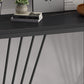 Modern Stone Console Sofa Table Rectangle Iron End Table for Hall Clearhalo 'Console Tables' 'console_tables' 'Entry & Mudroom Furniture' 'furn' 'furn_console_tables' 'Furniture' 5906862