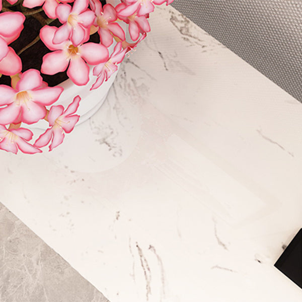 Mesa de sofá de consola de mármol contemporánea Tabla final resistente a las manchas de rectángulo para el salón