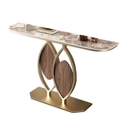 Tabella della console ardesia da 11,8 "W tavolo glam resistente ai graffi