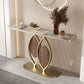 Tabella della console ardesia da 11,8 "W tavolo glam resistente ai graffi