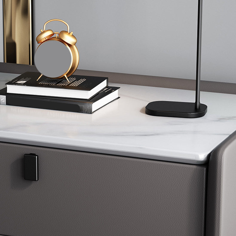 Vast houten bed nachtkastje 2-laden accent tafel nachtkastje met benen