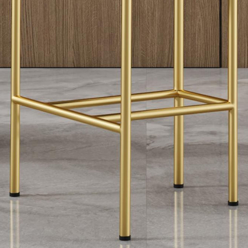 Industrial Upholstered Counter Stool Arm Low Back Bar Chair with Metal Legs Clearhalo 'Bar Furniture' 'Bar Stools' 'bar_stools' 'furn' 'furn_bar_stools' 'Furniture' 'Kitchen & Dining Furniture' 5909508