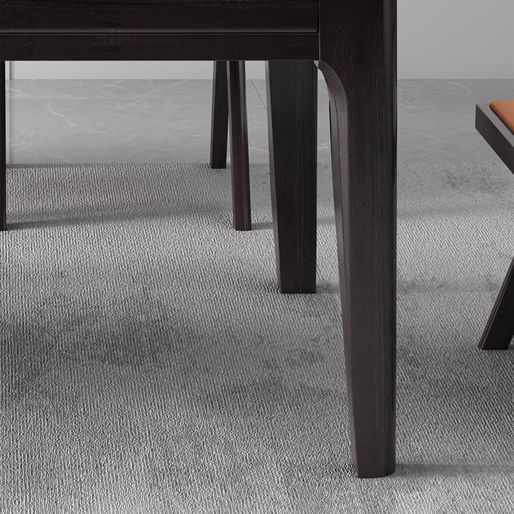 4 Legs Dining Table Sintered Stone Top Table for Home Kitchen Dinner Clearhalo 'Dining Tables & Seating' 'Dining Tables' 'dining_table' 'furn' 'furn_dining_table' 'Furniture' 'Kitchen & Dining Furniture' 5909982