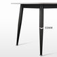Rectangular Stone Round Table Modern Dining Table Furniture with Metal Base