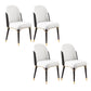 Glam Upholstered Dining Accent Chair Parsons Dining Side Chair