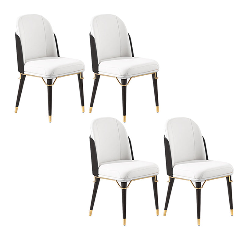 Glam Upholstered Dining Accent Chair Parsons Dining Side Chair