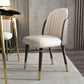 Glam Upholstered Dining Accent Chair Parsons Dining Side Chair