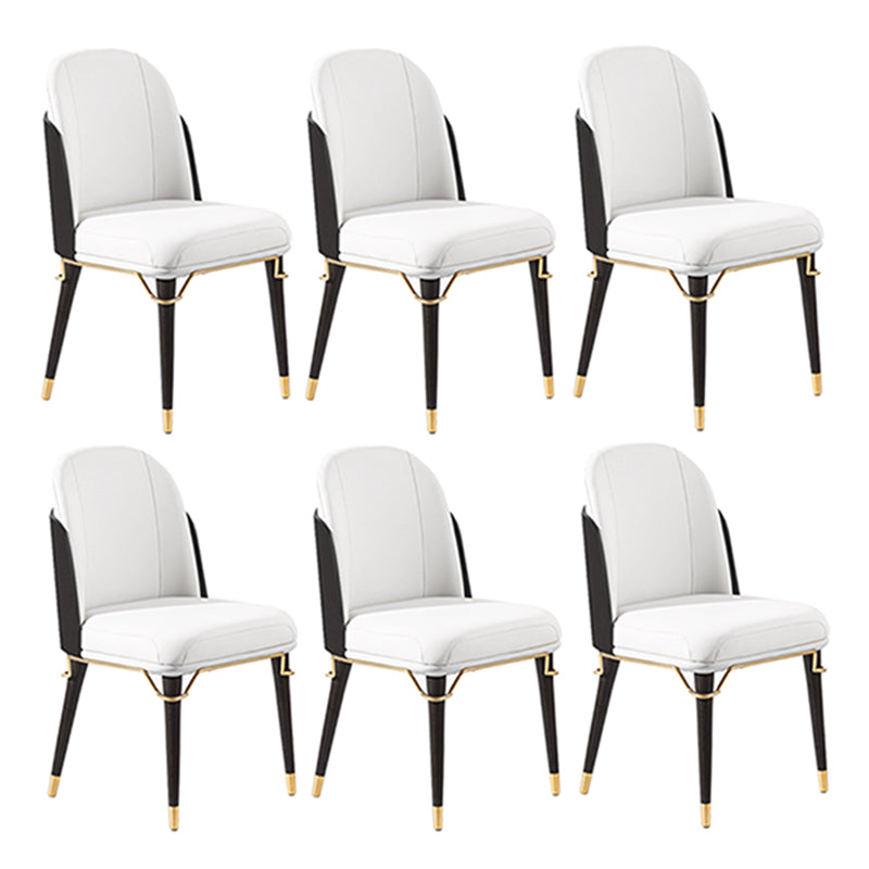 Glam Upholstered Dining Accent Chair Parsons Dining Side Chair