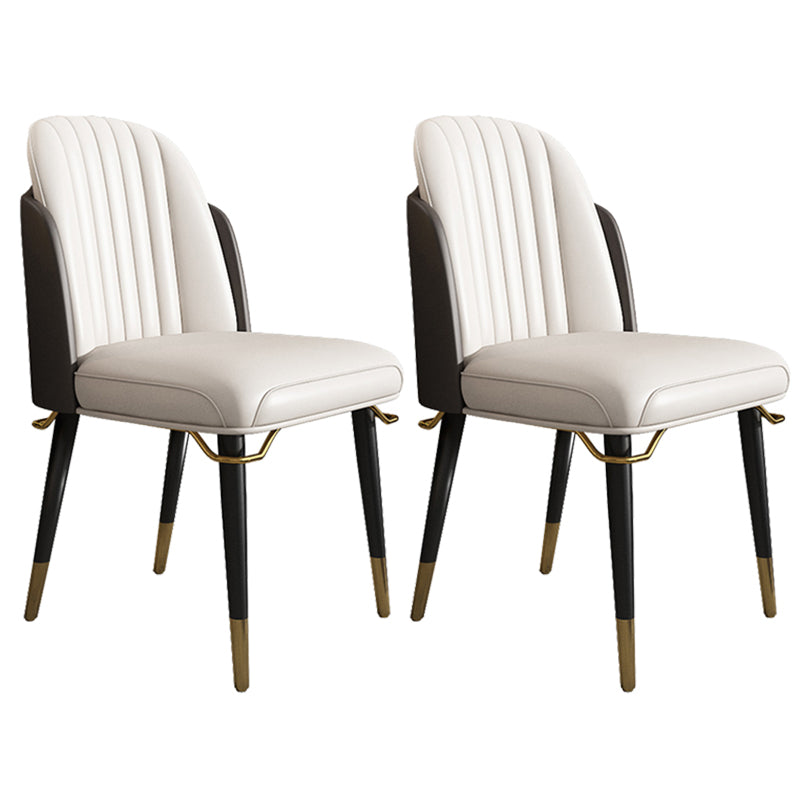 Glam Upholstered Dining Accent Chair Parsons Dining Side Chair