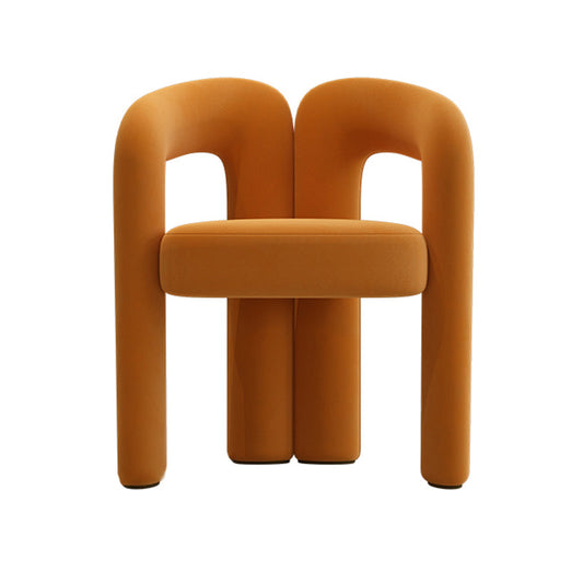 Sedia da pranzo imbottita in stile moderno aperto poltrona da pranzo