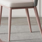 Silla de comedor de ala de cuero de estilo PU de estilo moderno para interiores