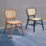 Traditional Style Dining Chair Solid Wood Open Back Dining Side Chair