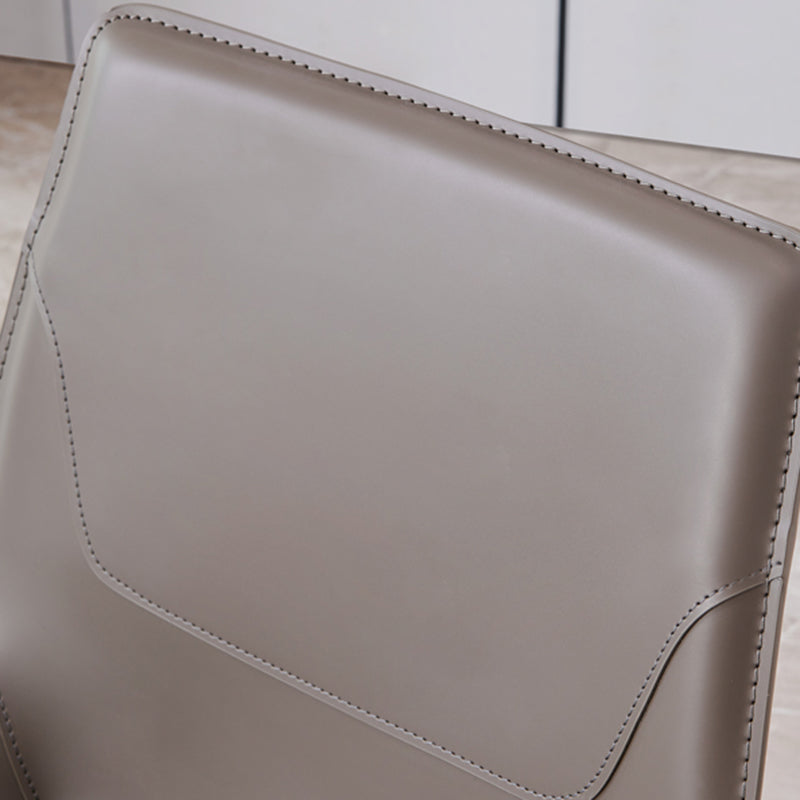 Modern Style Dining Chair Armless Dining Chairs with Metal Legs for Kitchen Clearhalo 'Dining Chairs' 'Dining Tables & Seating' 'dining_chair' 'furn' 'furn_dining_chair' 'Furniture' 'Kitchen & Dining Furniture' 5910290