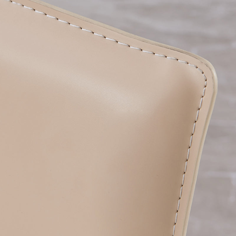 Sillas de comedor de estilo moderno silla de comedor sin brazo con patas de metal para cocina