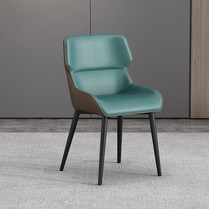 Modern Style Dining Chair Arm Dining Chair with Metal Legs for Kitchen Clearhalo 'Dining Chairs' 'Dining Tables & Seating' 'dining_chair' 'furn' 'furn_dining_chair' 'Furniture' 'Kitchen & Dining Furniture' 5910480