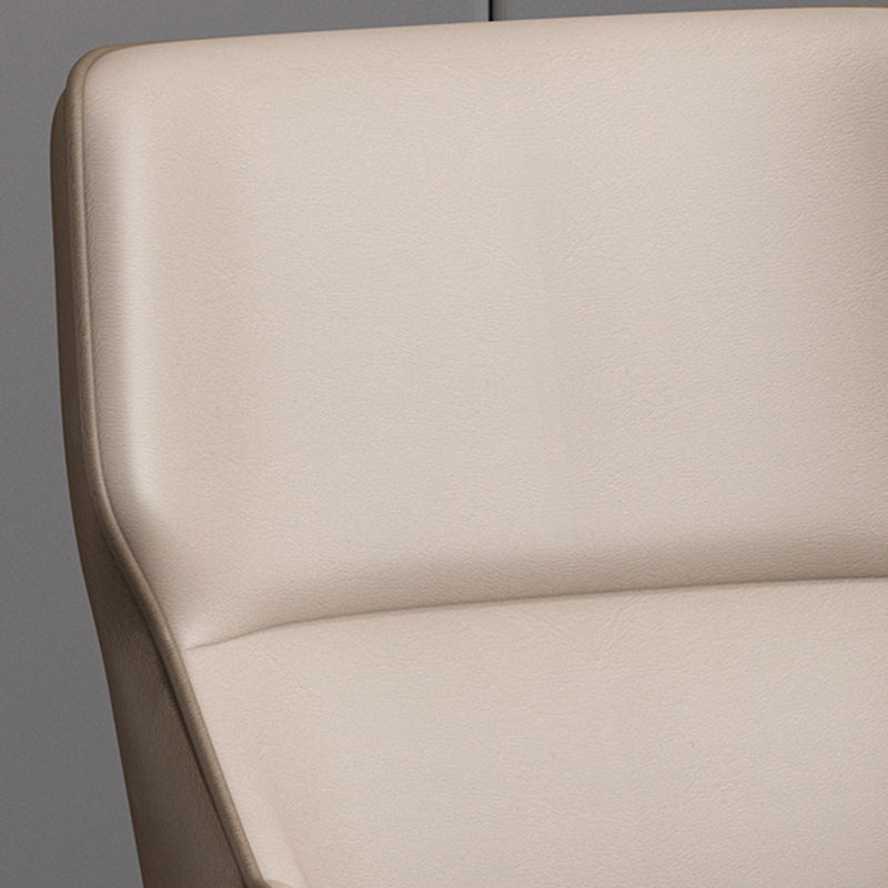 Modern Style Dining Chair Arm Dining Chair with Metal Legs for Kitchen Clearhalo 'Dining Chairs' 'Dining Tables & Seating' 'dining_chair' 'furn' 'furn_dining_chair' 'Furniture' 'Kitchen & Dining Furniture' 5910486