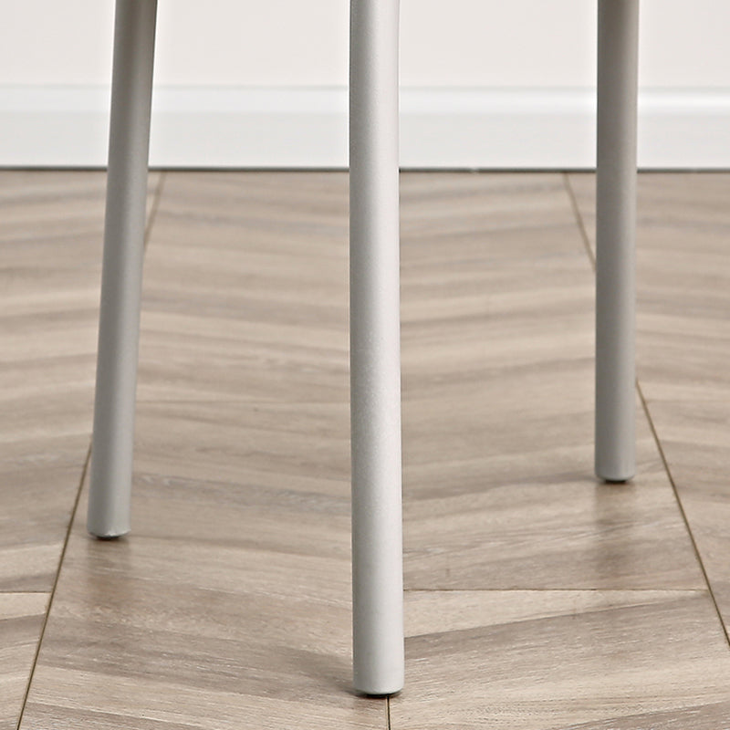 Sedia laterale da sala da pranzo aperta sedia laterale in plastica per uso della cucina