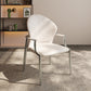 Modern Style Dining Chair Arm Dining Chairs with Metal Legs for Kitchen