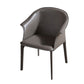 Upholstered Dining Chair Modern Faux Leather Dining Arm Chair
