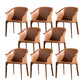 Upholstered Dining Chair Modern Faux Leather Dining Arm Chair