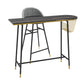 Glam 1/2/3 Pieces Pub Dining Set Living Room Metal and Stone Bar Pub Table Set Clearhalo 'Bar Furniture' 'furn' 'furn_home_bar_bar_sets' 'Furniture' 'Home Bars & Bar Sets' 'home_bar_bar_sets' 'Kitchen & Dining Furniture' 5910670