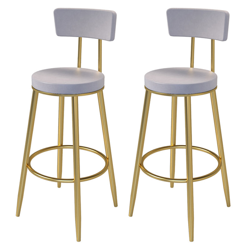 Glam Style 1/2/3/4 Pieces Faux Marble Bar Table Set Rectangular Counter Set for Home Use Light-Grey 30"H Stools (Set of 2) Clearhalo 'Bar Furniture' 'furn' 'furn_home_bar_bar_sets' 'Furniture' 'Home Bars & Bar Sets' 'home_bar_bar_sets' 'Kitchen & Dining Furniture' 5910687