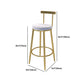 Glam Style 1/2/3/4 Pieces Faux Marble Bar Table Set Rectangular Counter Set for Home Use Clearhalo 'Bar Furniture' 'furn' 'furn_home_bar_bar_sets' 'Furniture' 'Home Bars & Bar Sets' 'home_bar_bar_sets' 'Kitchen & Dining Furniture' 5910710