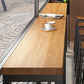 Industrial 1/2/7 Pieces Solid Wood Bar Table Set Rectangular Counter Set Clearhalo 'Bar Furniture' 'furn' 'furn_home_bar_bar_sets' 'Furniture' 'Home Bars & Bar Sets' 'home_bar_bar_sets' 'Kitchen & Dining Furniture' 5910716