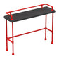 Black and Red Counter Set Industrial 1/4 Pieces Rectangle Wood Counter Set Black 59"L x 18"W Clearhalo 'Bar Furniture' 'furn' 'furn_home_bar_bar_sets' 'Furniture' 'Home Bars & Bar Sets' 'home_bar_bar_sets' 'Kitchen & Dining Furniture' 5910779