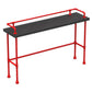 Black and Red Counter Set Industrial 1/4 Pieces Rectangle Wood Counter Set Black 71"L x 18"W Clearhalo 'Bar Furniture' 'furn' 'furn_home_bar_bar_sets' 'Furniture' 'Home Bars & Bar Sets' 'home_bar_bar_sets' 'Kitchen & Dining Furniture' 5910781