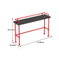 Black and Red Counter Set Industrial 1/4 Pieces Rectangle Wood Counter Set Clearhalo 'Bar Furniture' 'furn' 'furn_home_bar_bar_sets' 'Furniture' 'Home Bars & Bar Sets' 'home_bar_bar_sets' 'Kitchen & Dining Furniture' 5910793
