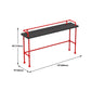 Black and Red Counter Set Industrial 1/4 Pieces Rectangle Wood Counter Set Clearhalo 'Bar Furniture' 'furn' 'furn_home_bar_bar_sets' 'Furniture' 'Home Bars & Bar Sets' 'home_bar_bar_sets' 'Kitchen & Dining Furniture' 5910794