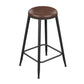 Modern 1/4/6/7 Pieces Bar Table Set Rectangle Wood Counter Table with High Stools for Cafe Light Brown 28.7"H Stool (Single) Clearhalo 'Bar Furniture' 'furn' 'furn_home_bar_bar_sets' 'Furniture' 'Home Bars & Bar Sets' 'home_bar_bar_sets' 'Kitchen & Dining Furniture' 5910799