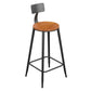 Modern 1/4/6/7 Pieces Bar Table Set Rectangle Wood Counter Table with High Stools for Cafe Wood 29"H Stool (Single) Clearhalo 'Bar Furniture' 'furn' 'furn_home_bar_bar_sets' 'Furniture' 'Home Bars & Bar Sets' 'home_bar_bar_sets' 'Kitchen & Dining Furniture' 5910805