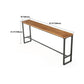 Modern 1/4/6/7 Pieces Bar Table Set Rectangle Wood Counter Table with High Stools for Cafe Clearhalo 'Bar Furniture' 'furn' 'furn_home_bar_bar_sets' 'Furniture' 'Home Bars & Bar Sets' 'home_bar_bar_sets' 'Kitchen & Dining Furniture' 5910822