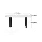 Industrial Wood Bar Table Set 1/3/4 Pcs White Free Form Bar Table with Leather Stools Clearhalo 'Bar Furniture' 'furn' 'furn_home_bar_bar_sets' 'Furniture' 'Home Bars & Bar Sets' 'home_bar_bar_sets' 'Kitchen & Dining Furniture' 5910847