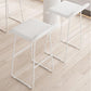 Freiform-Stehtisch-Set, 1/3/5-teilig, Bartisch und Hocker mit weißem Metallsockel
