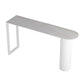 Freiform-Stehtisch-Set, 1/3/5-teilig, Bartisch und Hocker mit weißem Metallsockel