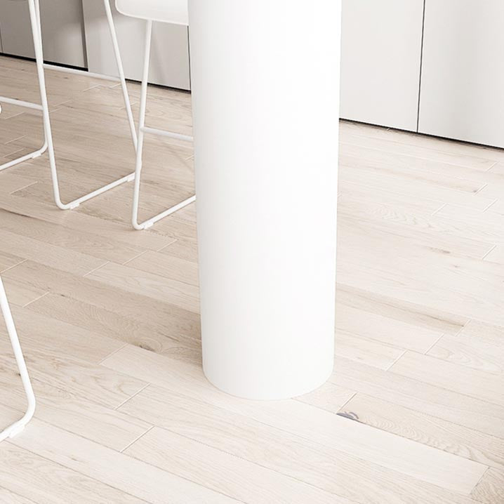 Freiform-Stehtisch-Set, 1/3/5-teilig, Bartisch und Hocker mit weißem Metallsockel