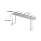 Freiform-Stehtisch-Set, 1/3/5-teilig, Bartisch und Hocker mit weißem Metallsockel
