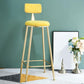 Glam 1/4/5 Pieces Bar Table Set Rectangle Stone Counter Table with High Stools for Balcony