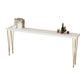 Glam Bar Table Set 1/2/5/9 Pieces Rectangle Bistro Set in White and Gold