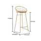 Glam Bar Table Set 1/2/5/9 Pieces Rectangle Bistro Set in White and Gold